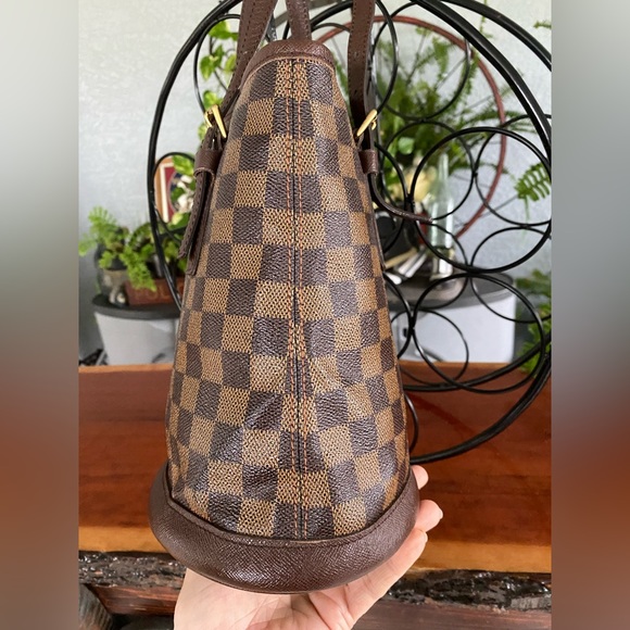 Authentic Louis Vuitton Damier Ebene Bucket Bag With COA - Picture 3 of 16